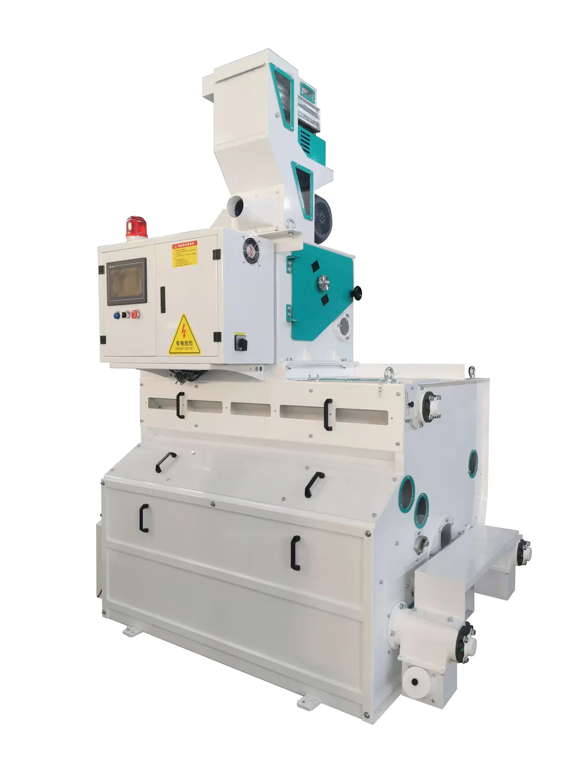 ZHU10CS智控变频砻谷机+谷壳分离箱